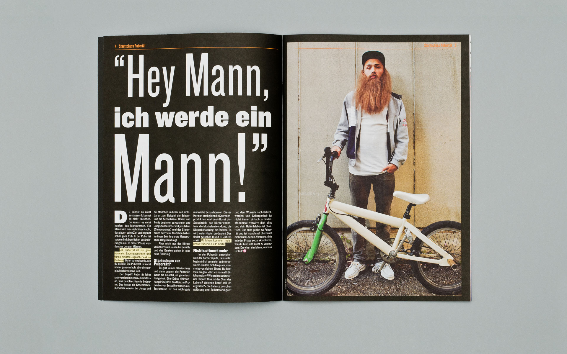 Typography Beard BMX