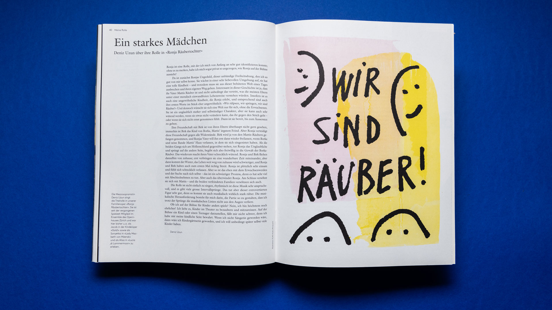 Illustration Book Magazin Yellow